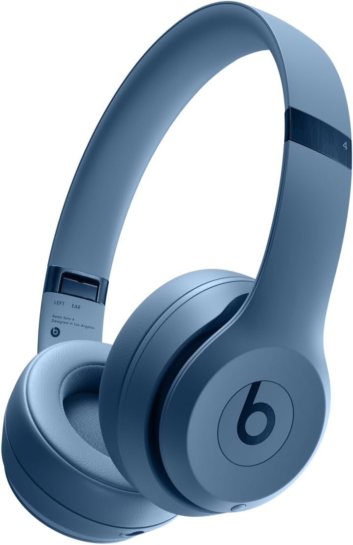 Beats Solo 4 - Wireless Bluetooth On-Ear Headphones, Apple & Android Compatible, Up to 50 Hours of Battery Life - Cloud Pink