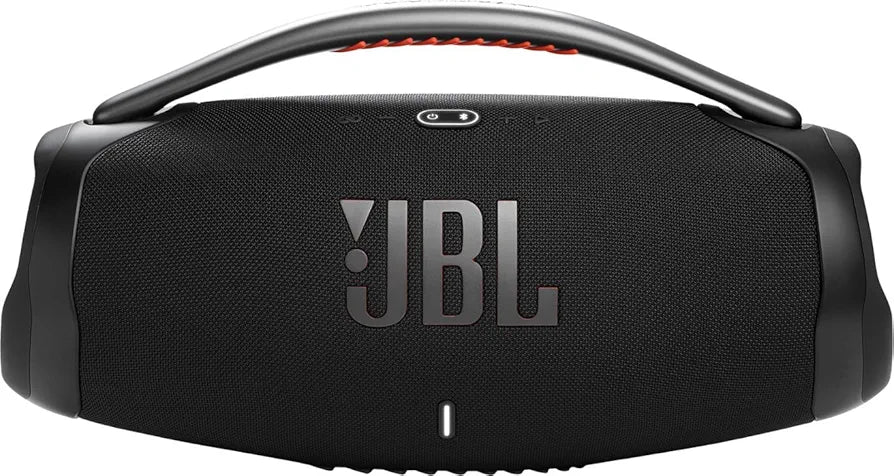 JBL Boombox 3 - Portable Bluetooth Speaker, Powerful Sound and Monstrous bass, IPX7 Waterproof, 24 Hours of Playtime, powerbank, JBL PartyBoost for Speaker Pairing, and eco-Friendly Packaging  